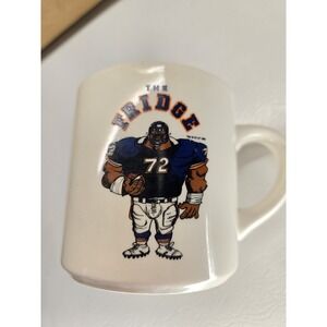 1980s Chicago Bears William Refrigerator Perry The Fridge Ceramic Coffee Mug